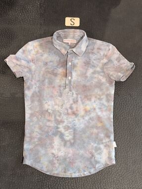 Custom Orlebar Brown Tiedye Polo Shirt